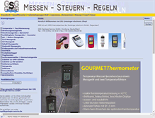 Tablet Screenshot of gsg-messtechnik.de